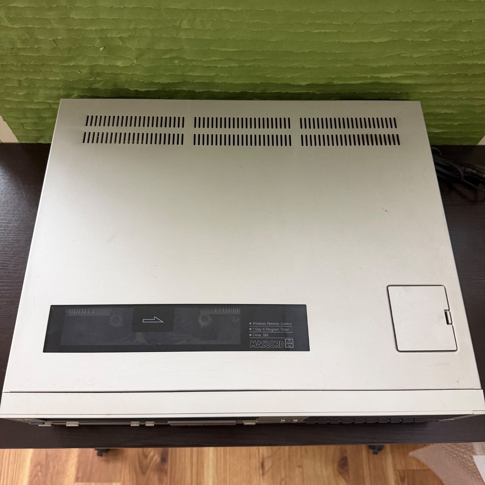 ジャンク品】昭和家電 National ナショナル VHSビデオデッキ NV-380