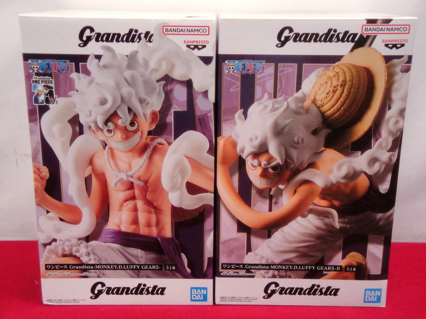 カメ】【未開封品】ワンピース Grandista ルフィ ギア5 ゾロ エース