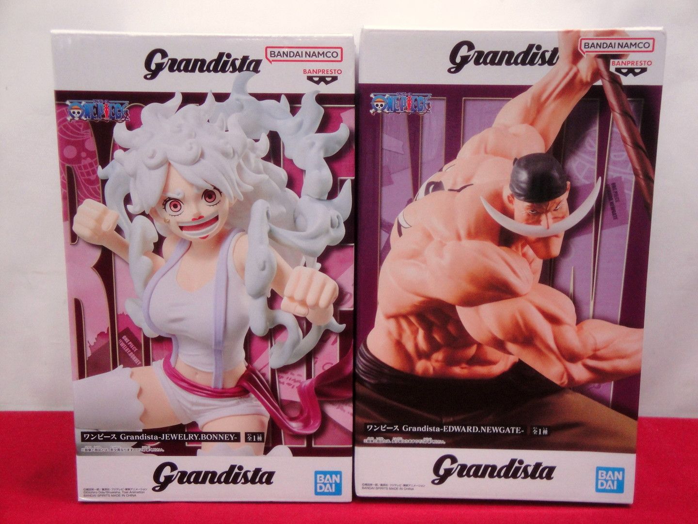 カメ】【未開封品】ワンピース Grandista ルフィ ギア5 ゾロ エース
