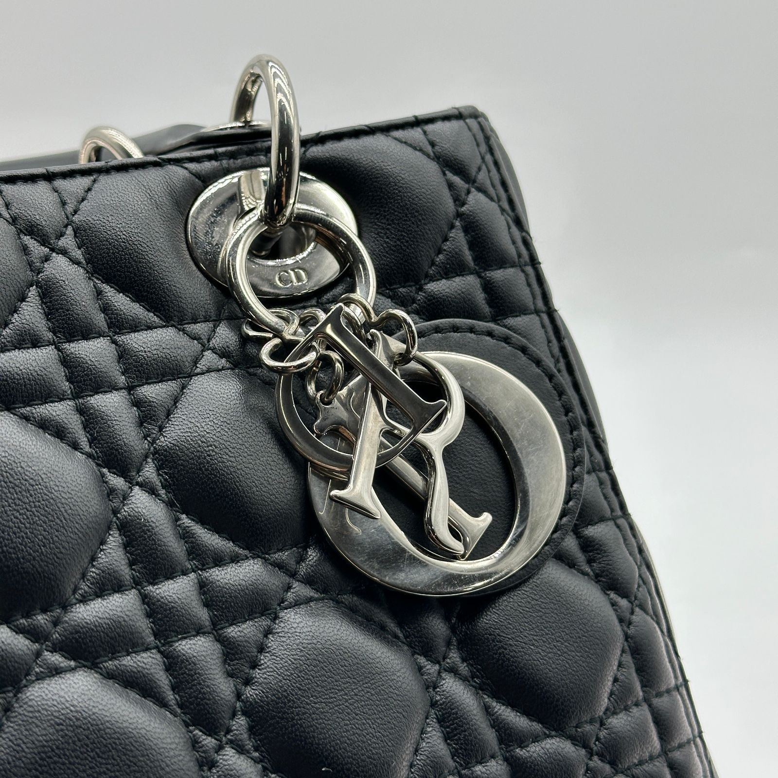 ディオール LADY DIOR レディディオール カナージュ レザー 2WAY