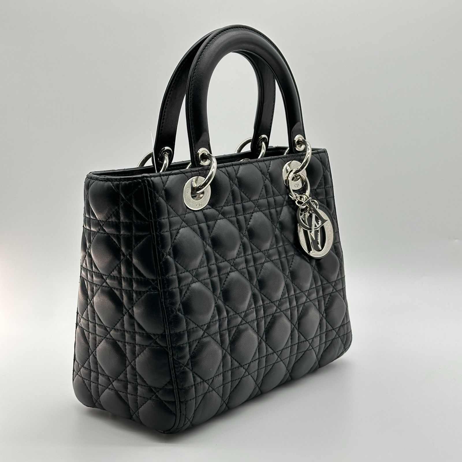 ディオール LADY DIOR レディディオール カナージュ レザー 2WAY