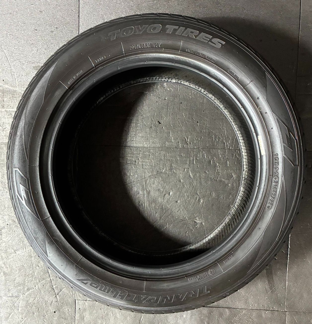 2022年製 約6.2mm トーヨータイヤ TOYO TIRES トランパス TRANPATH mp7