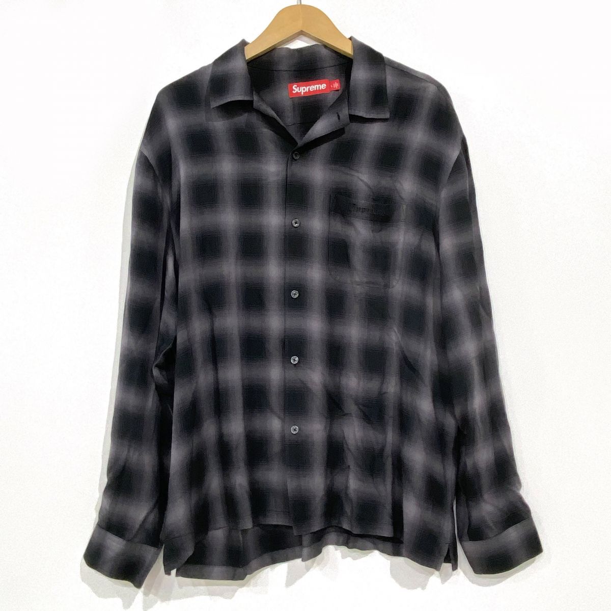 Supreme シュプリーム 26SS Shadow Plaid Rayon Shirt シャドウ