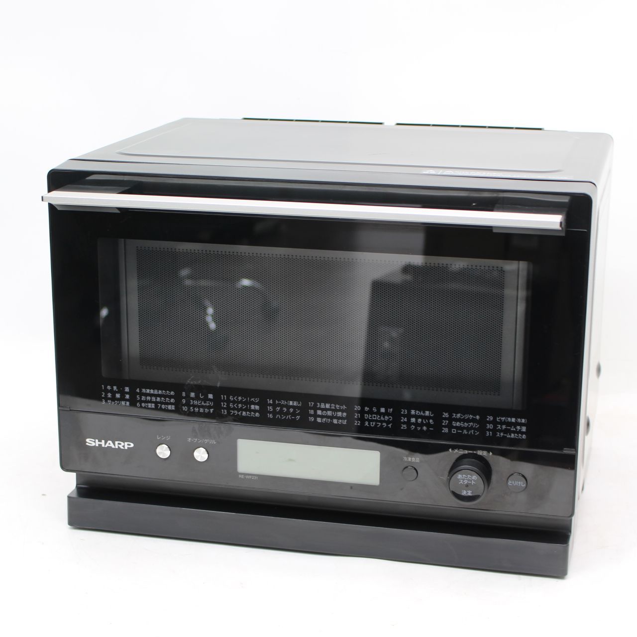 SHARP オーブンレンジ RE-WF231-B 2021年製 665)SHARP PLAINLY RE-WF231-B 電子レンジ 過熱水蒸気 オーブンレンジ