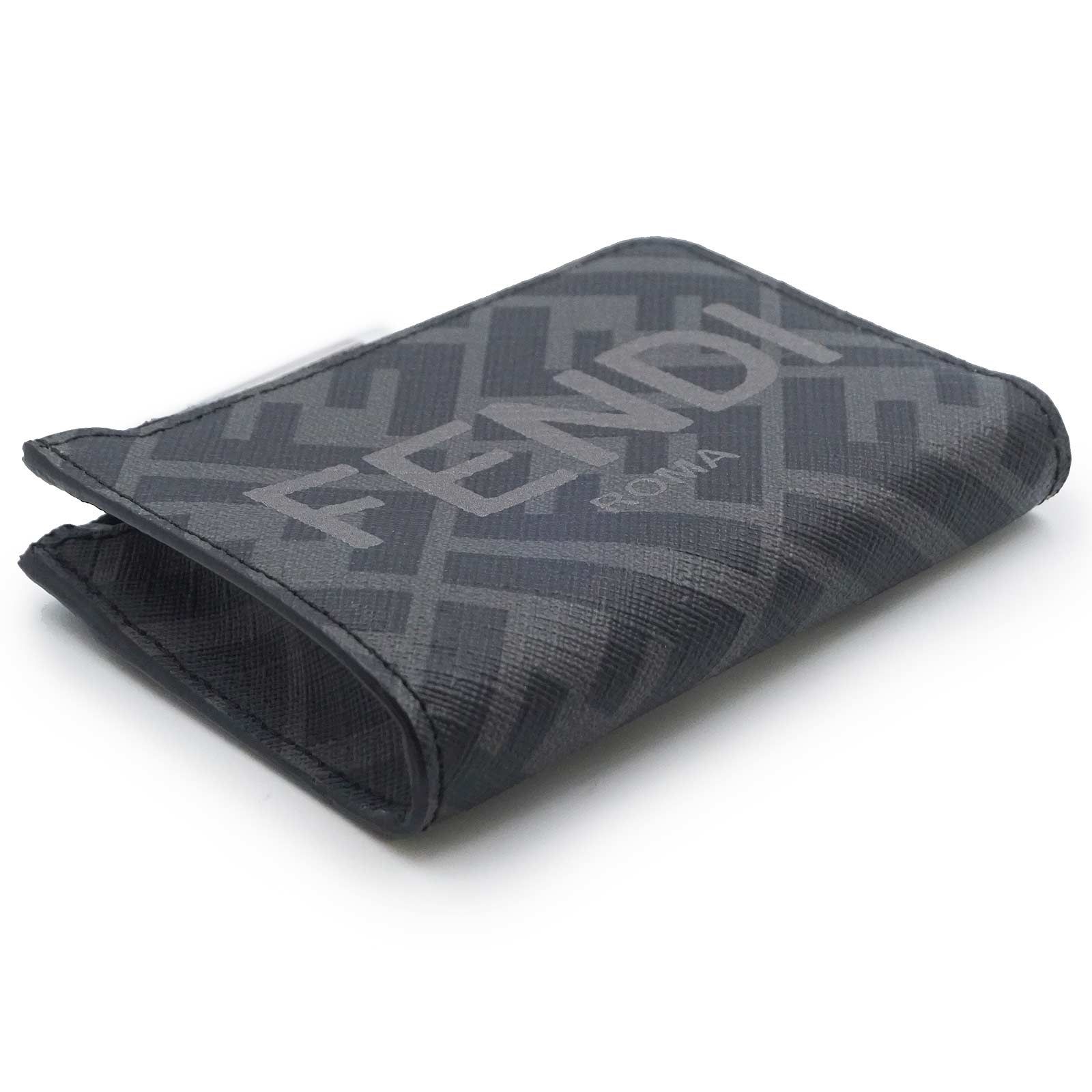 美品 フェンディ FENDI ROMA ズッカ柄 ケース 小銭入れ ロゴ フェンディ 7M0341 ROMA ロゴ ズッカ PVCコーティングキャンバス