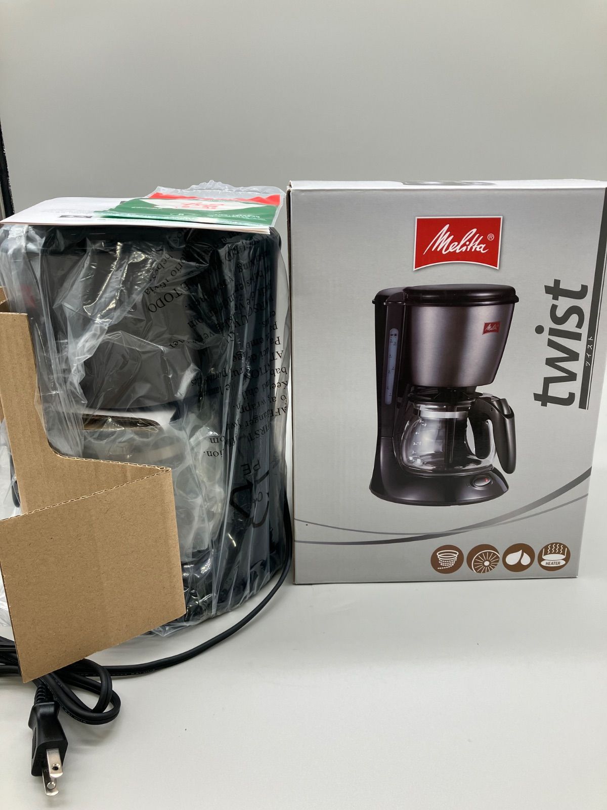 未使用 メリタ Melitta コーヒーメーカー ツイスト SCG58 ブラック