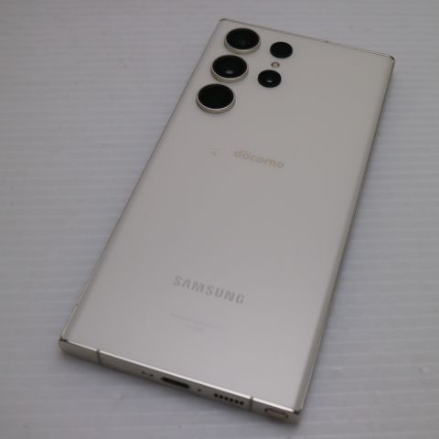 中古 SC-52D Galaxy S23 Ultra 256GB クリーム DoCoMo スマホ SAMSUNG