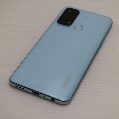 新品同様 SIMフリー OPPO Reno5 A アイスブルー 白ロム 本体 即日発送