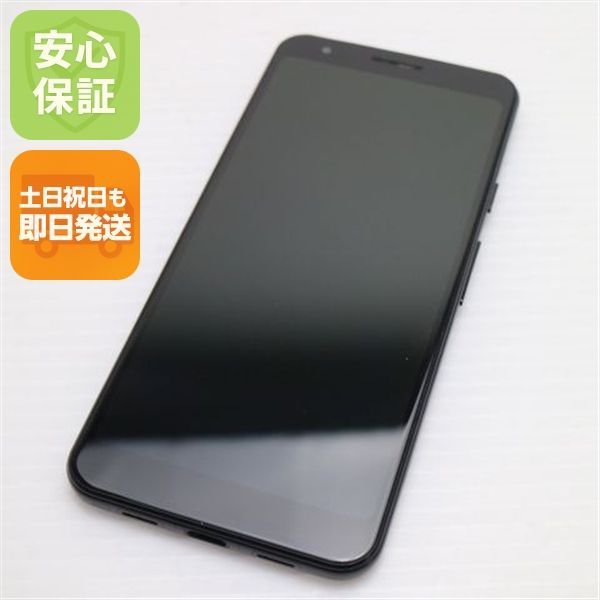 良品中古 SoftBank Google Pixel 3a 64GB ジャストブラック スマホ