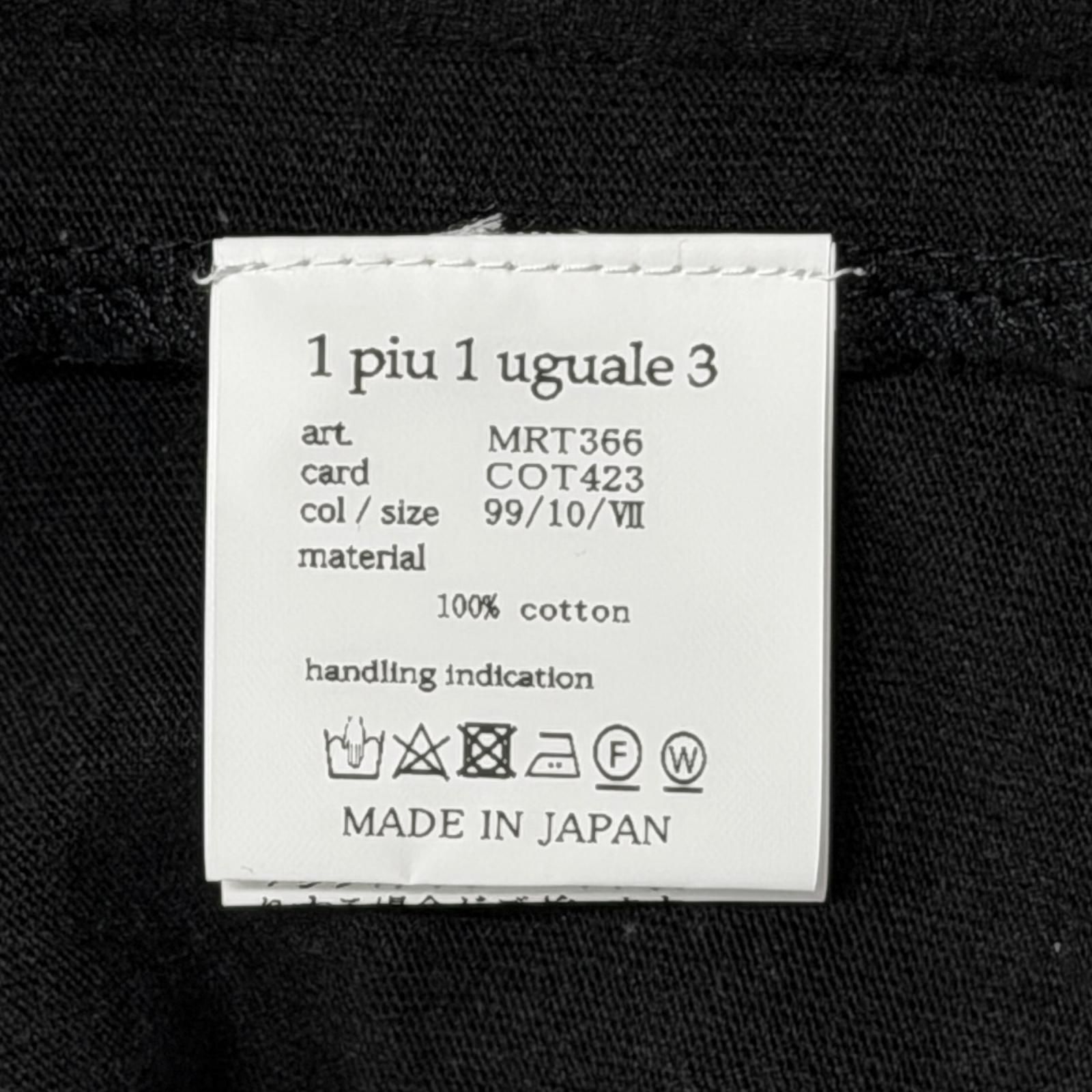 トップス 25SS 1piu1uguale3 113 S/S VINTAGE CREW 参考上代36300円 未使用 1piu1uguale3 113 S/S VINTAGE CREW