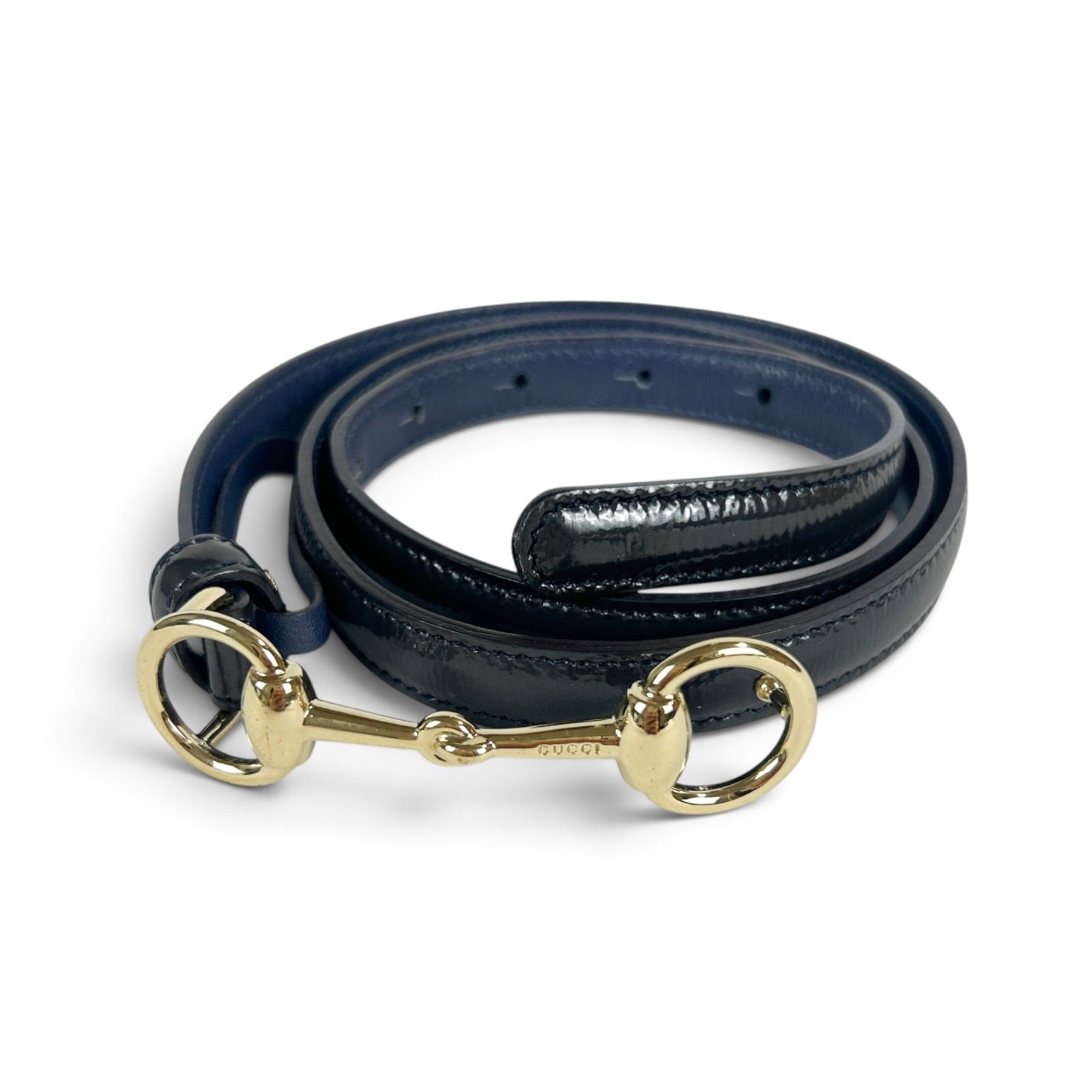 GUCCI Horsebit Belt グッチ ホースビットバックル 細ベルト 282349