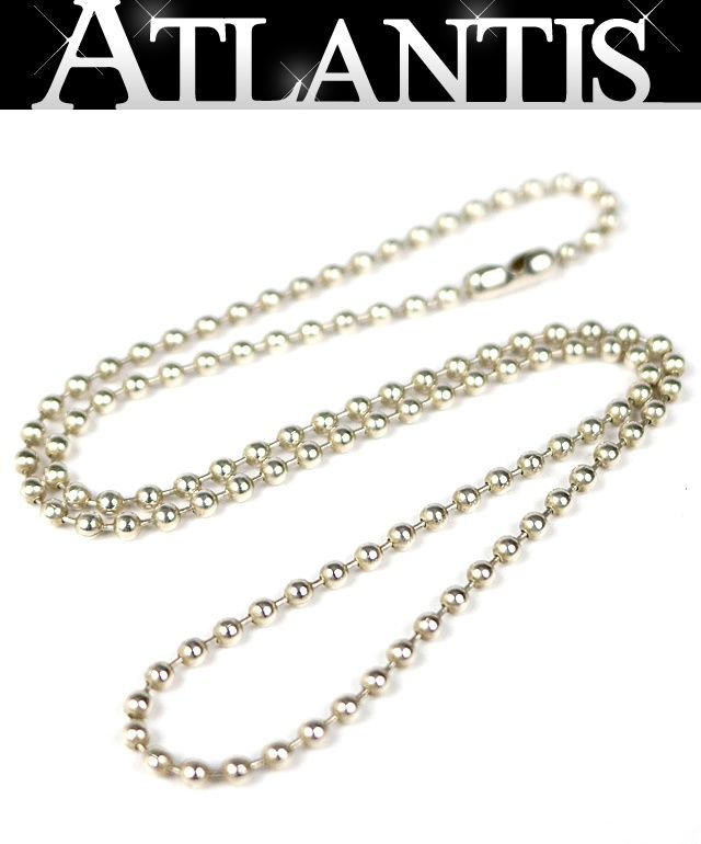 CHROME HEARTS 銀座店 クロムハーツ ボールチェーン ネックレス 40cm