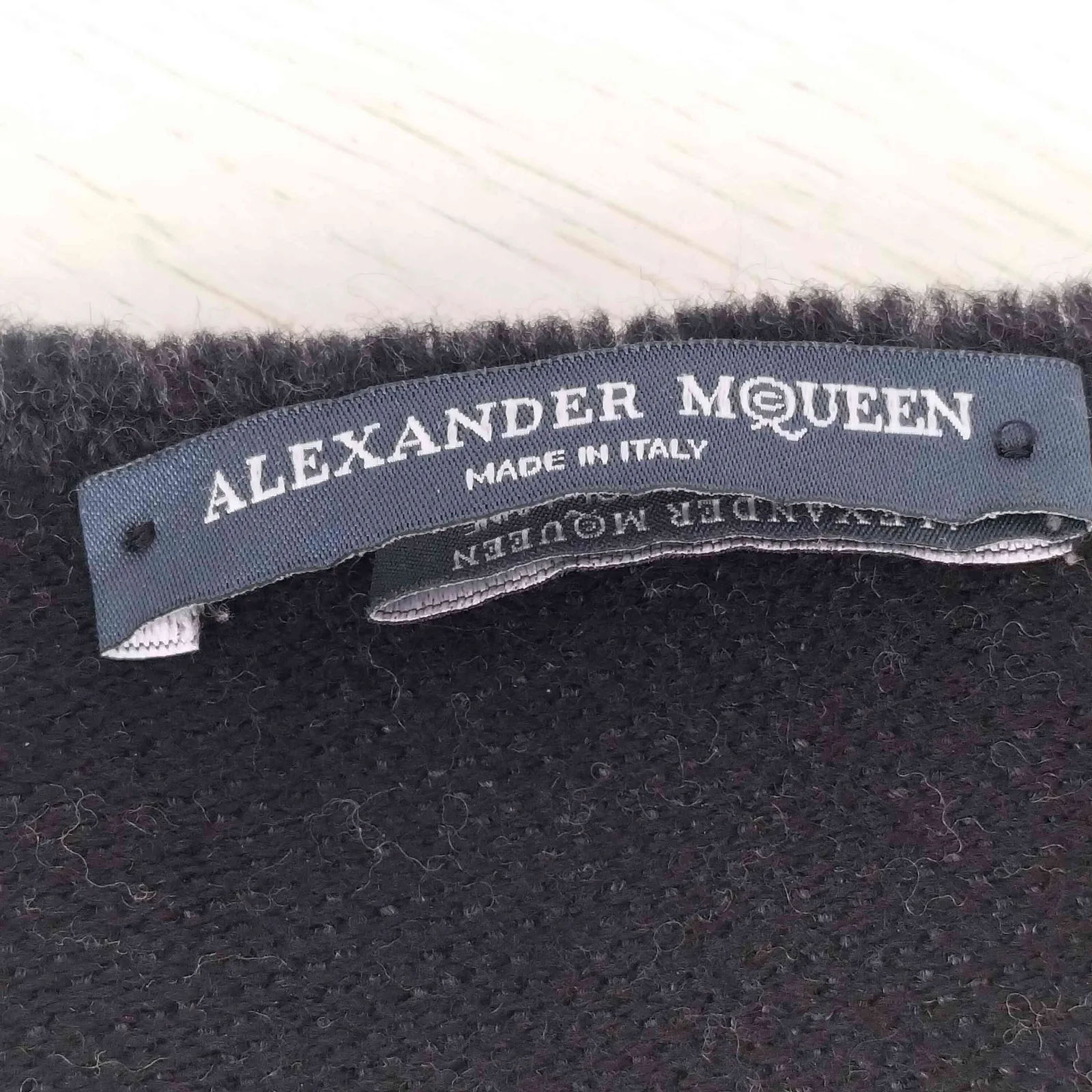 アレキサンダーマックイーン Alexander McQueen フリンジ ウール