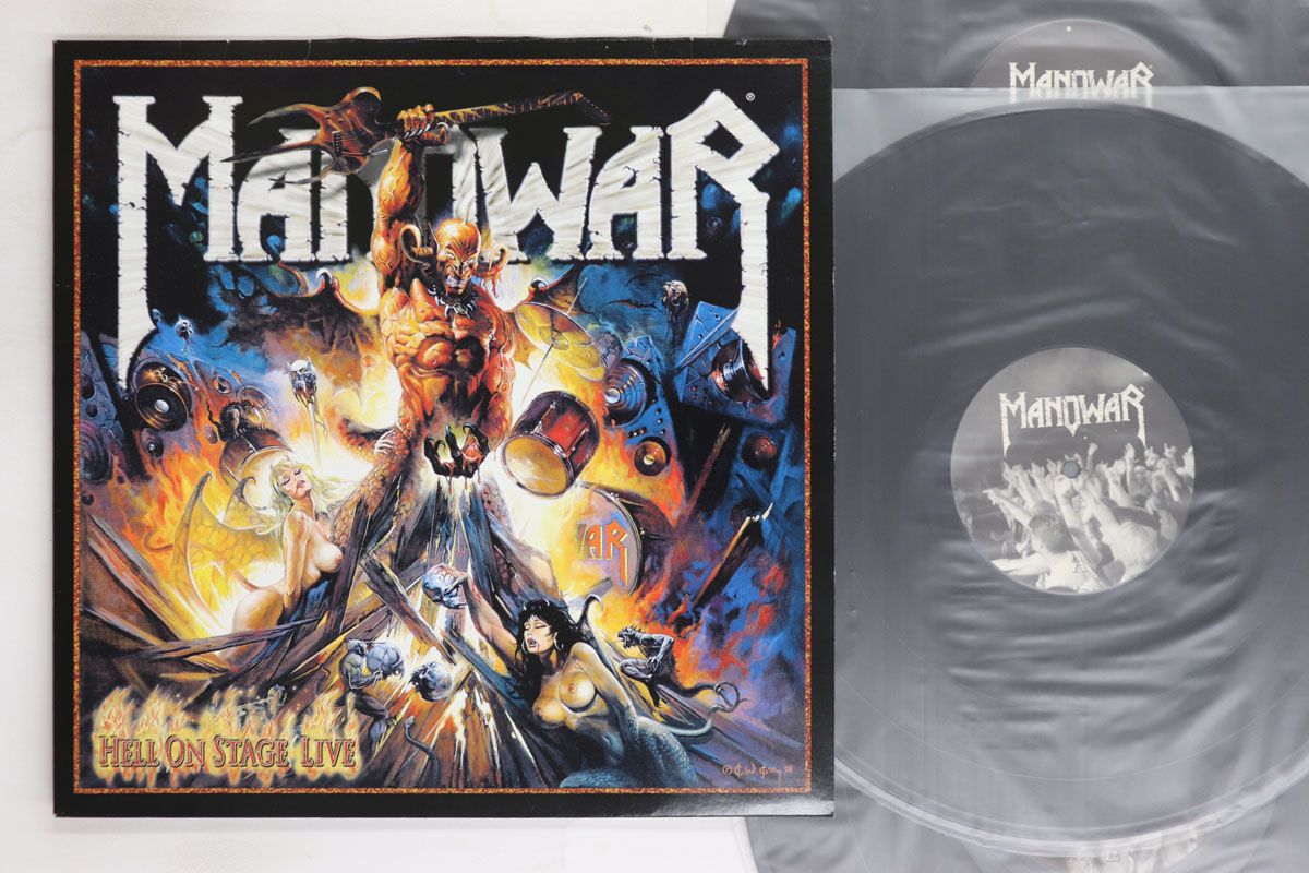 3discs LP Manowar Hell On Stage Live NB3791 NUCLEAR BLAST