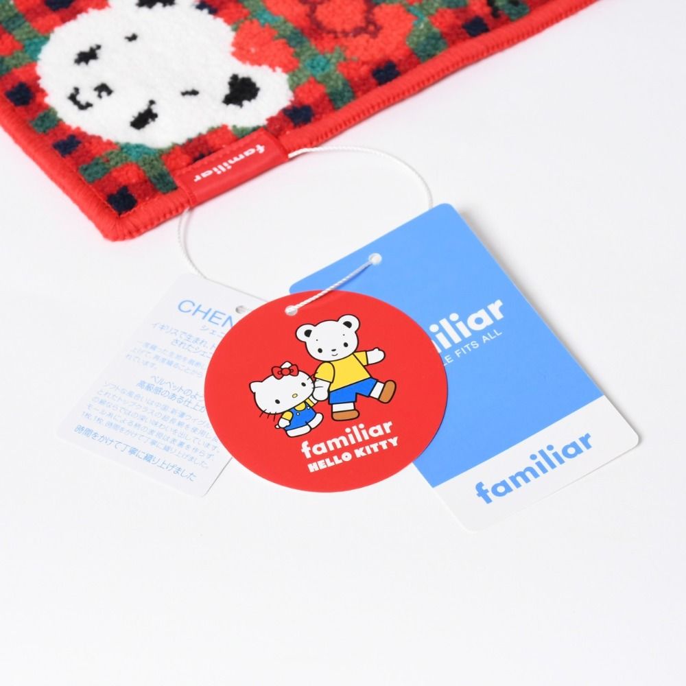 新品未使用 familiar ファミリア × HELLO KITTY ハローキティ タオル