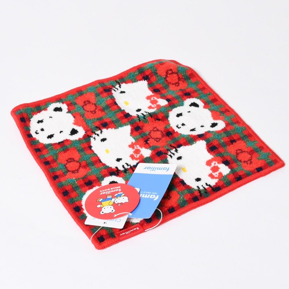 新品未使用 familiar ファミリア × HELLO KITTY ハローキティ タオル