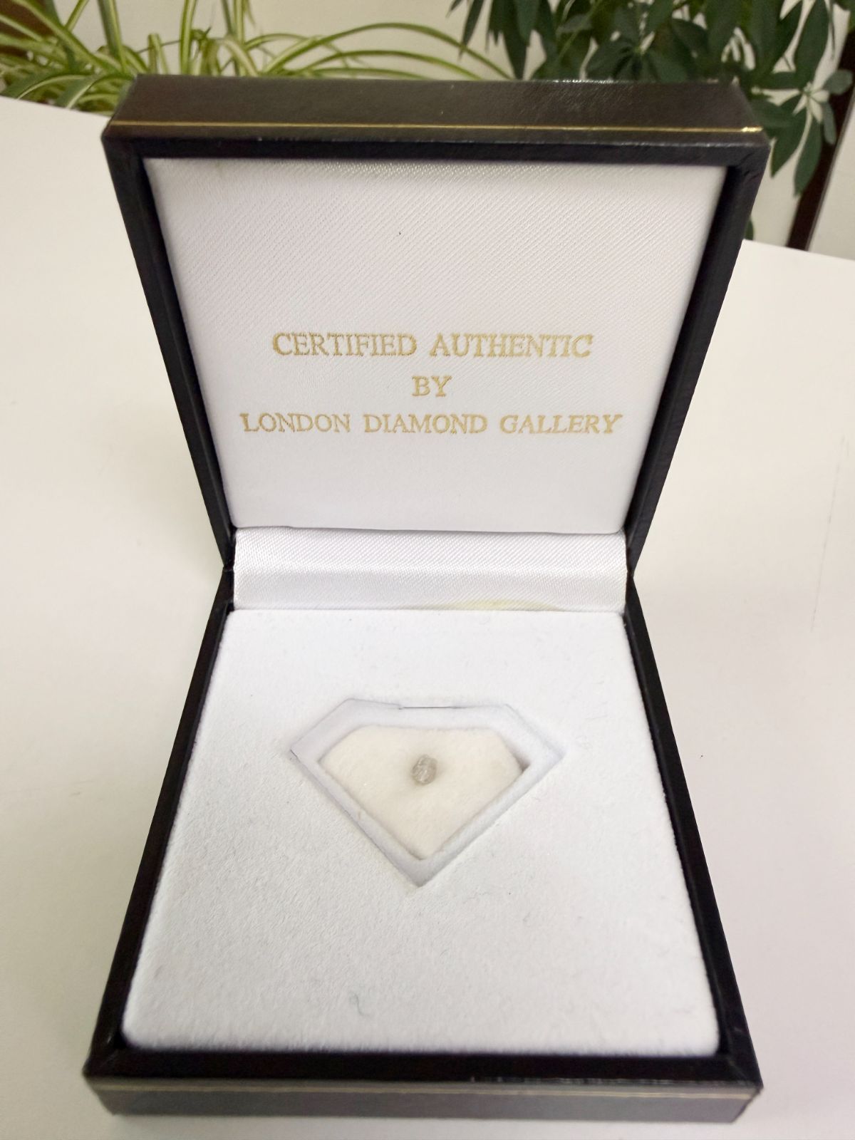 希少】LONDON DIAMOND GALLERY 天然ダイヤモンド 原石 ルース ケース付