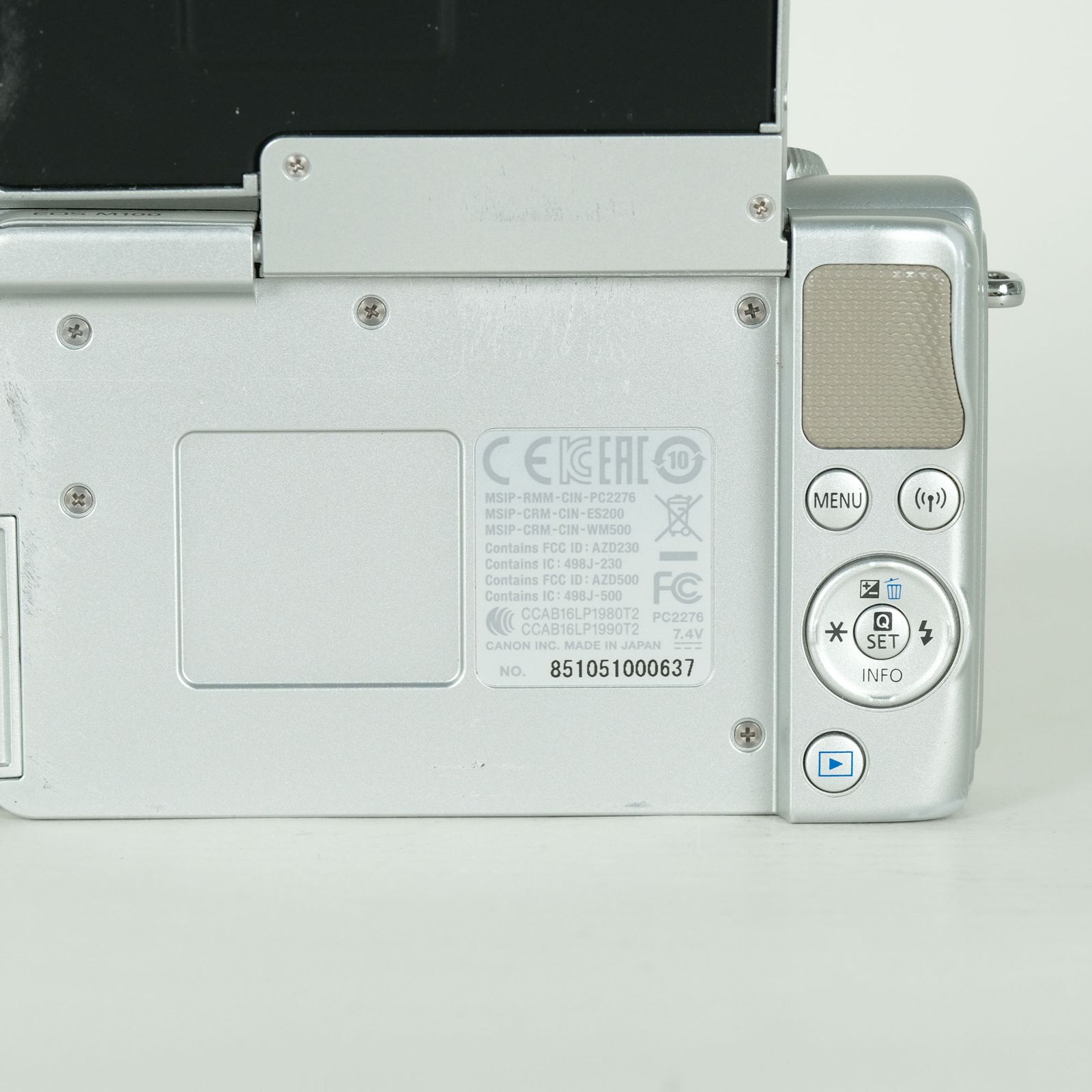 良品 | SDカード付] Canon EOS M100 [ボディ グレー] | Canon EF-M