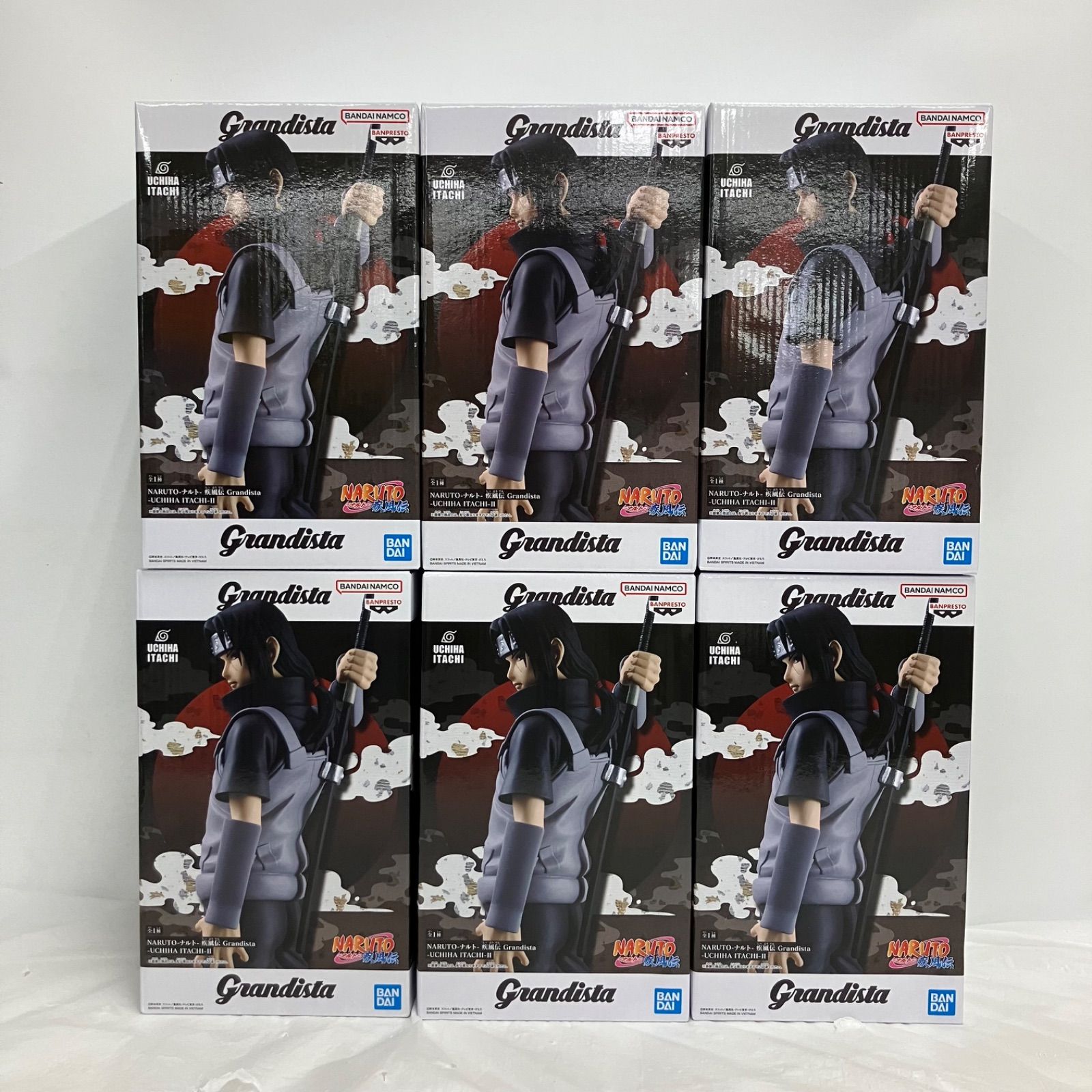 未開封 NARUTO ナルト疾風伝 Grandista うちはイタチⅡ フィギュア 6個