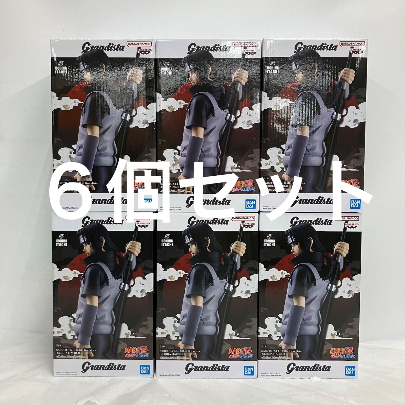 ナルト 疾風伝 Grandista うちはイタチII 7体セット 新品未開封 NARUTO-ナルト-疾風伝 Grandista うちはいたちまとめ売り 未開封