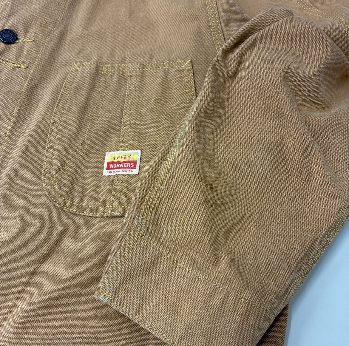 LEVI's リーバイス 90s ダック地カバーオール 香港製 - メルカリ