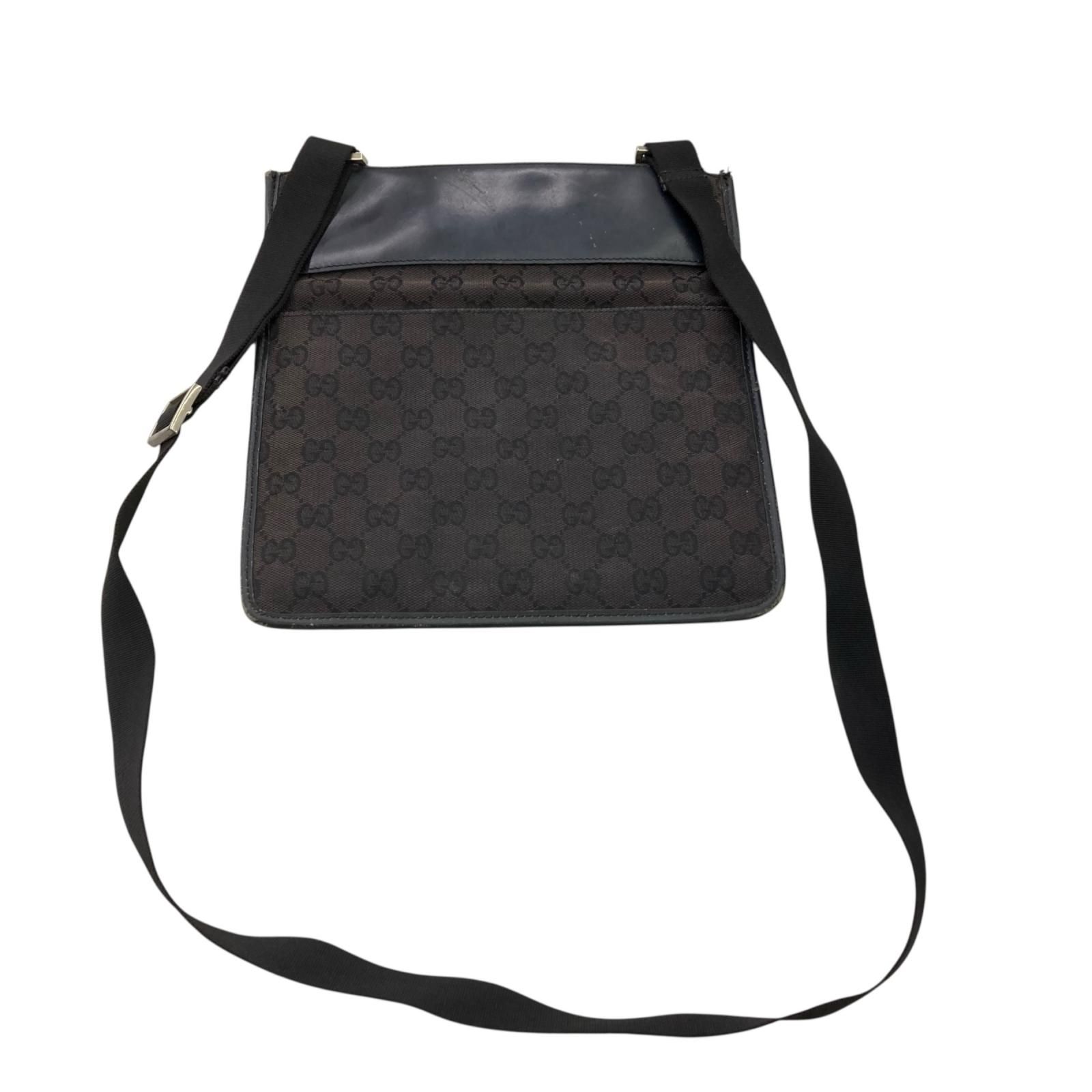 186005 現状品 GUCCI グッチ ショルダーバッグ GGキャンバス ユニ