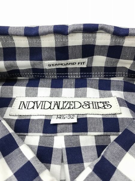 美品] INDIVIDUALIZED SHIRTS インディビジュアライズドシャツ シャツ