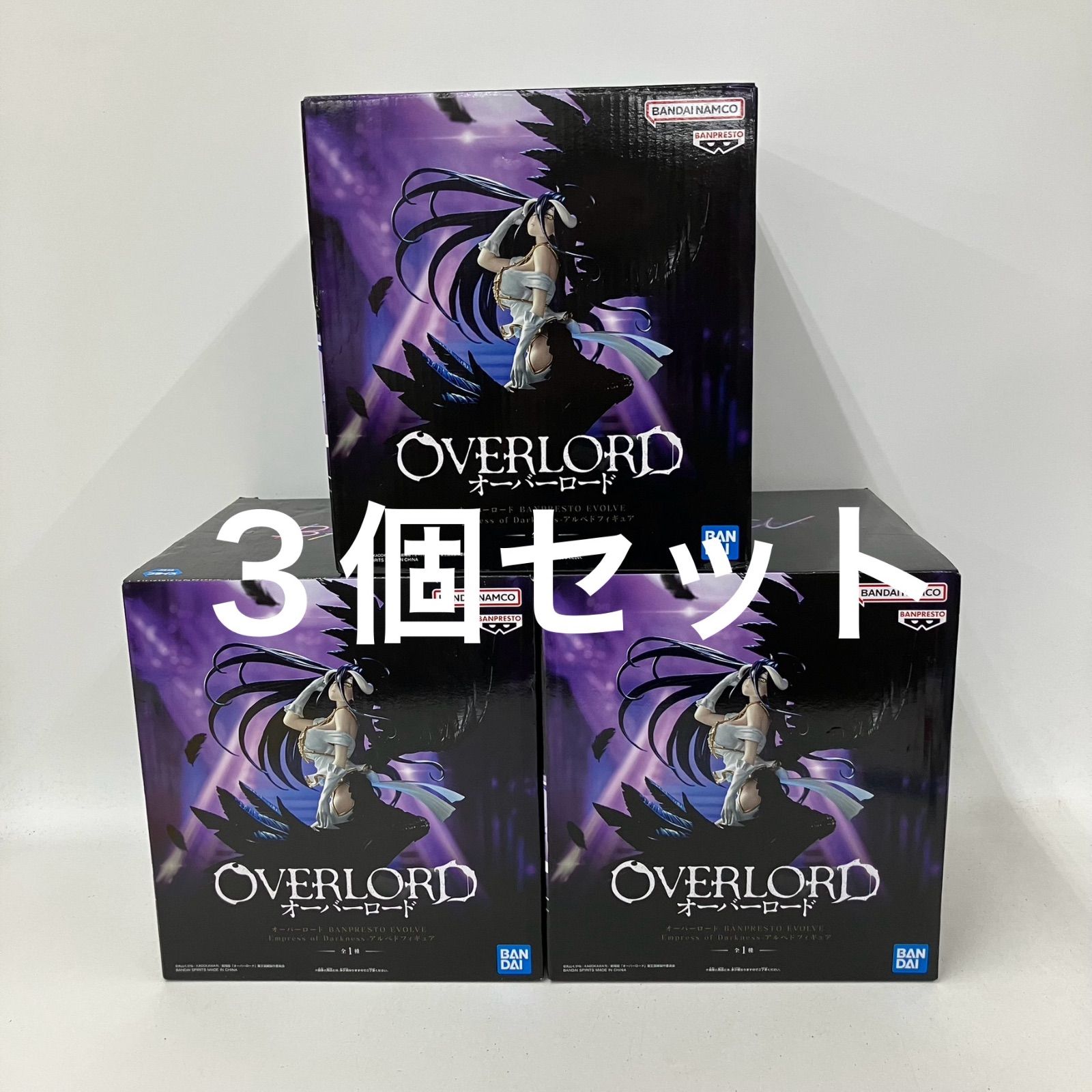 オーバーロード BANPRESTO EVOLVE アルベド １２個セット 未開封 overload オーバーロード BANPRESTO EVOLVE アルベド