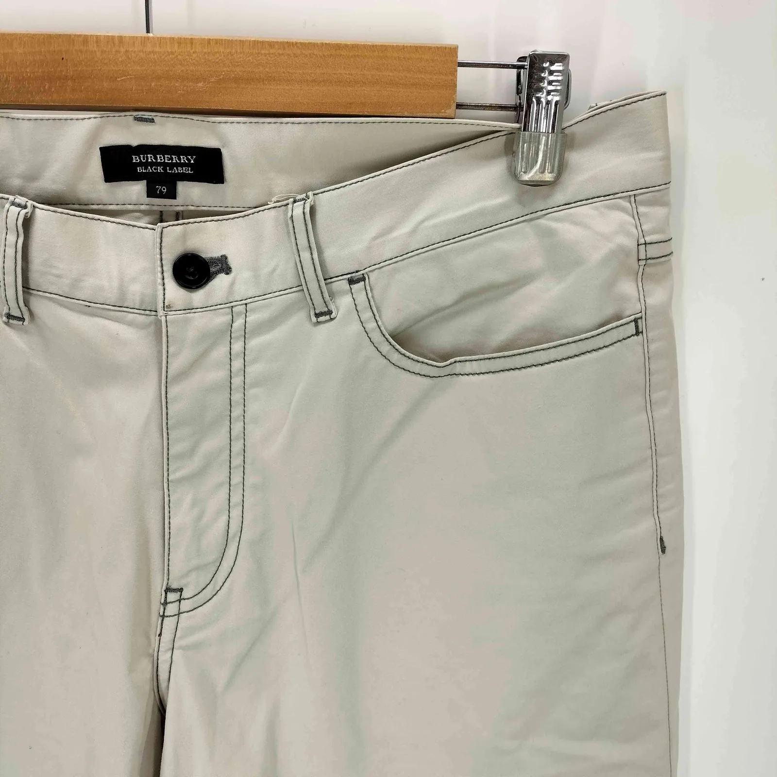 バーバリーブラックレーベル BURBERRY BLACK LABEL コットンテーパード