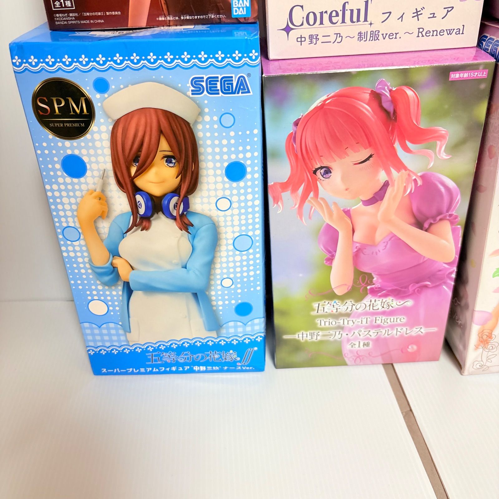 五等分の花嫁 フィギュア 6体セット 中野二乃 中野三玖 一番くじ SPM