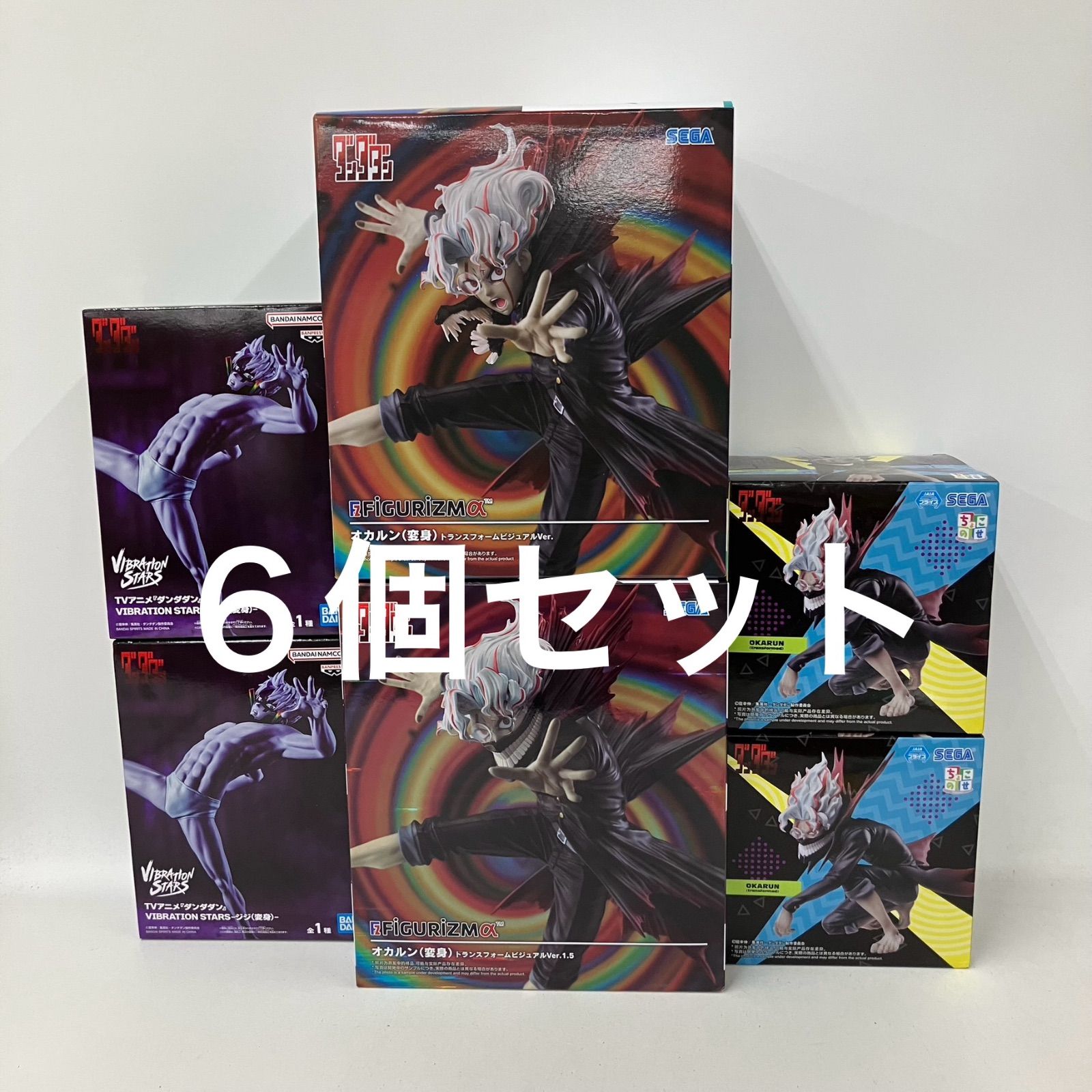 未開封 ダンダダン オカルン ジジ フィギュア 3種 6個セット LF9555