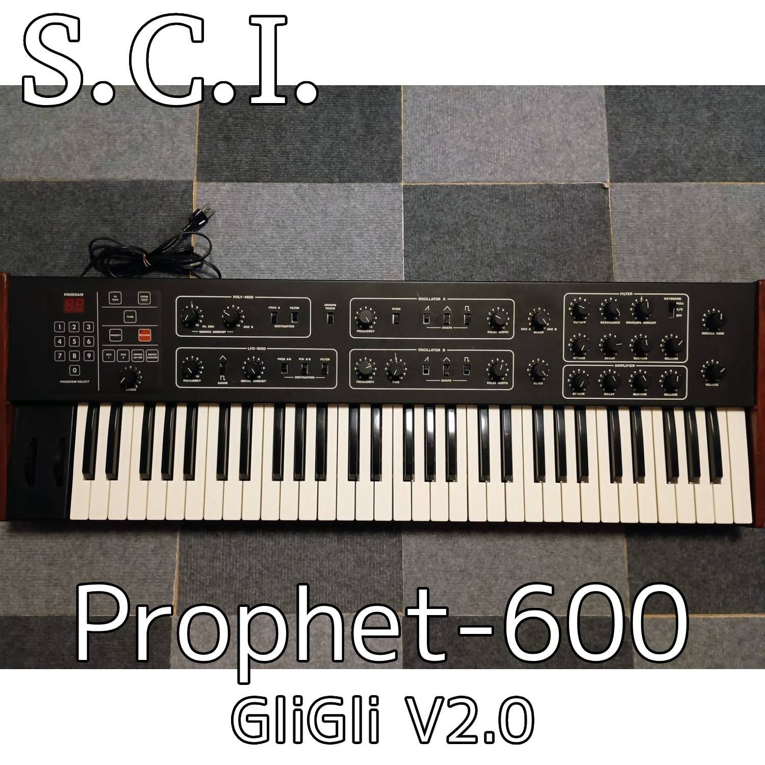 🎹 【整備済】Sequential Circuits Prophet-600 GliGli V2.0搭載