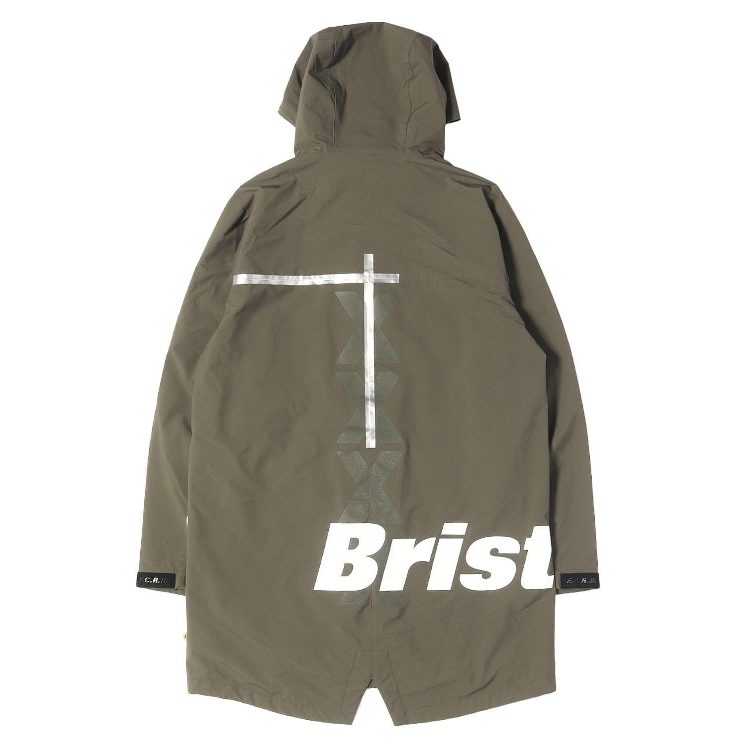 F.C.Real Bristol エフシーレアルブリストル コート カーキ M 3