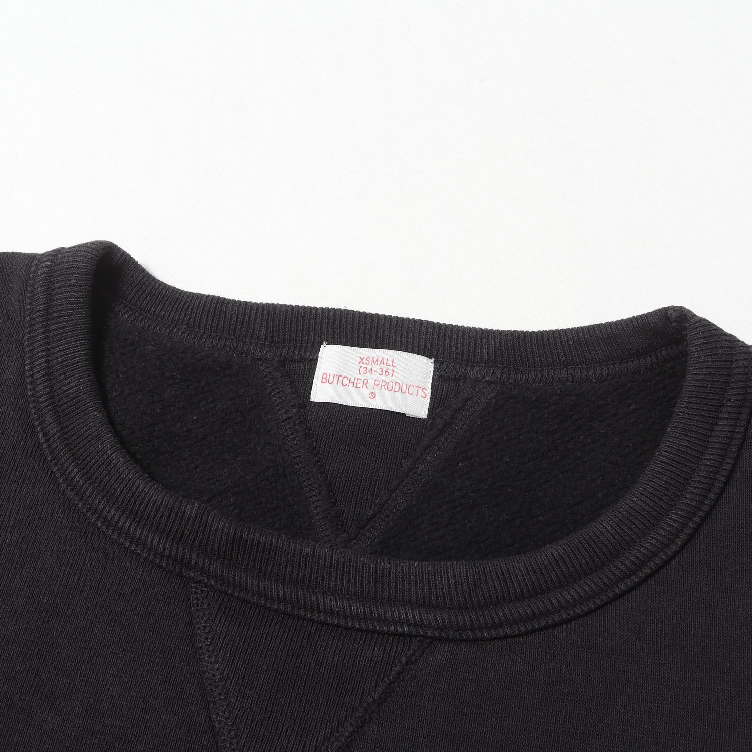At LAST&CO アットラスト スウェット ブラック 黒 XS BUTCHER PRODUCTS