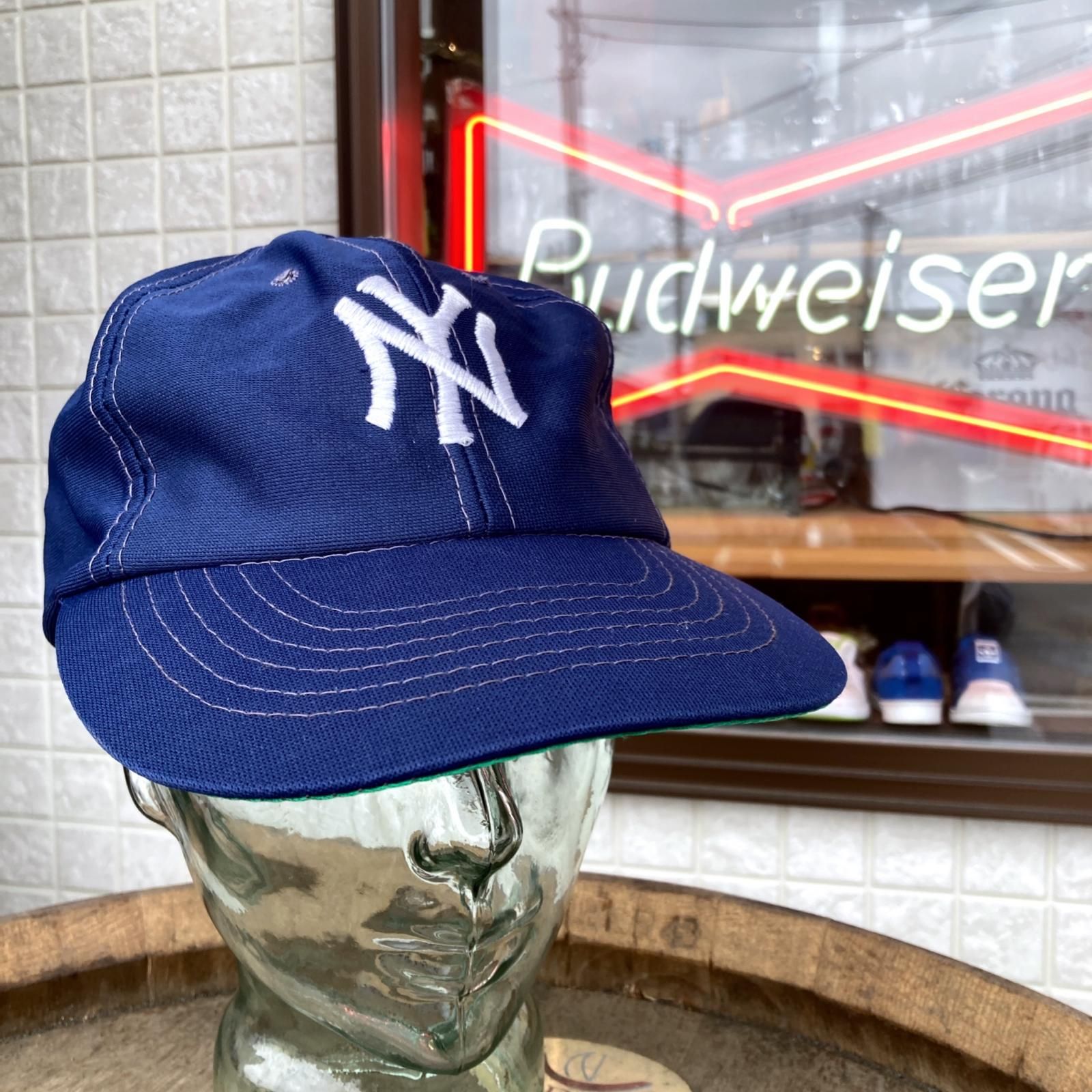 MP471) 80's McDonald's NEW YORK YANKEES Snap Back Cap Used Clothes Current Product/ 80s McDonald's New York Yankees Snapback Cap Corporate Vintage