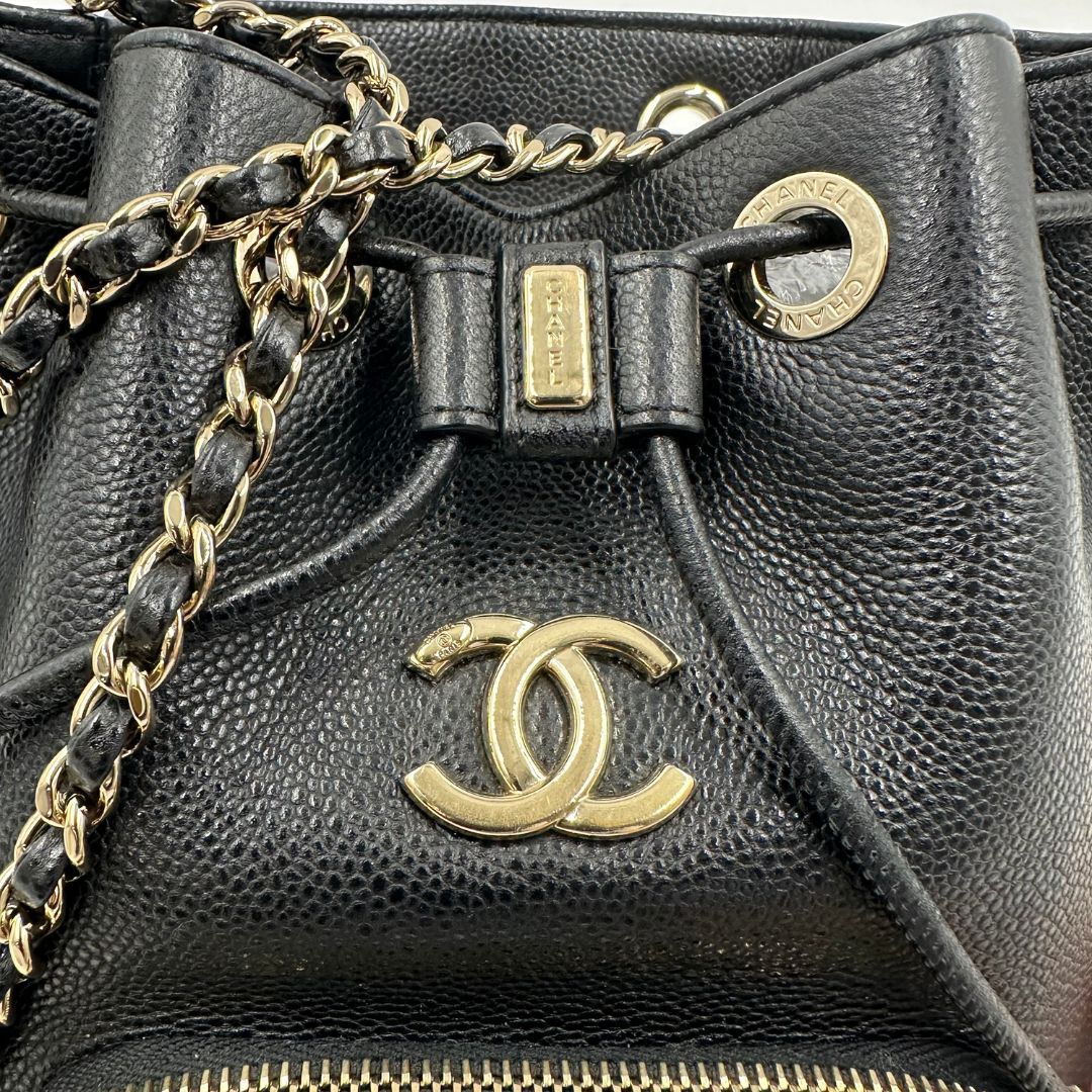 美品】Chanel シャネル マトラッセ チェーンショルダーバッグ キャビア