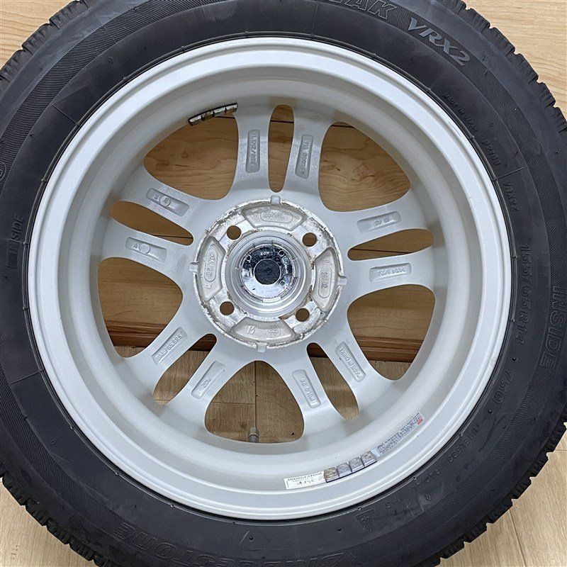 155/65R14 ブリヂストン VRX2 2021年製 ☆ 軽 軽自動車 等 LINZ 4.5-14