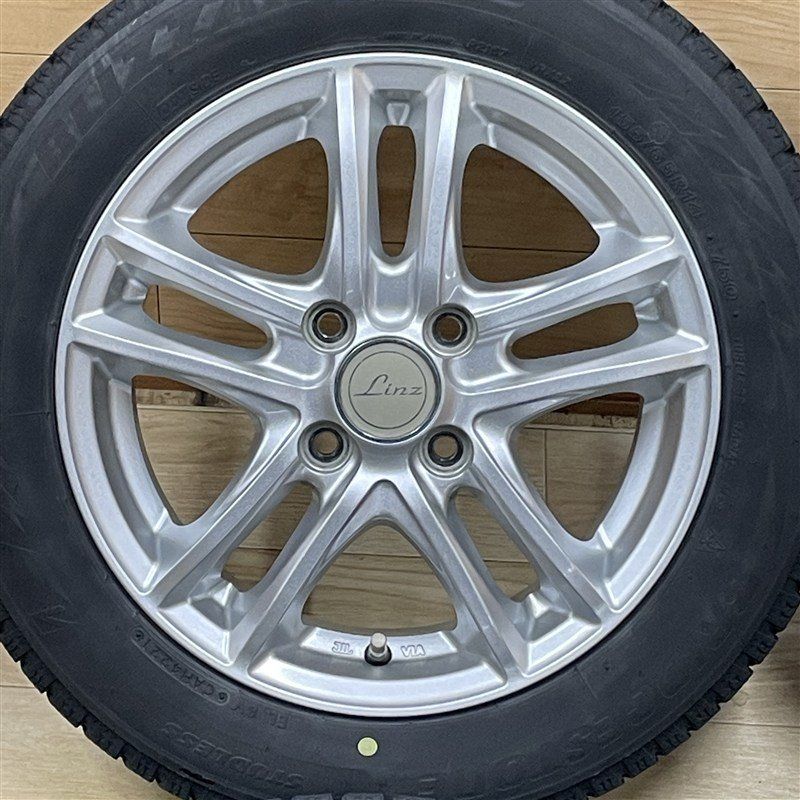 155/65R14 ブリヂストン VRX2 2021年製 ☆ 軽 軽自動車 等 LINZ 4.5-14