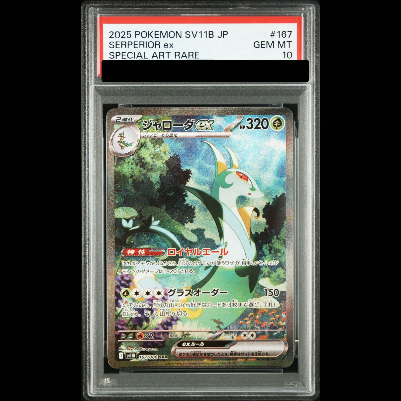 PSA10】ジャローダex SAR 167/086 1枚 - メルカリ