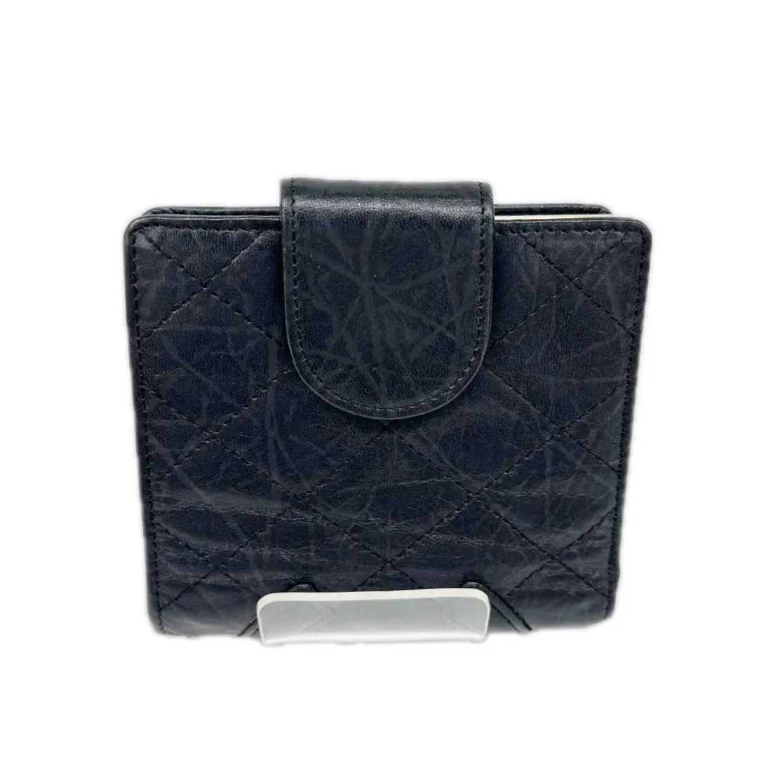 CHANEL シャネル 2つ折り財布 カンボンライン ココマーク キズ・ヨゴレ