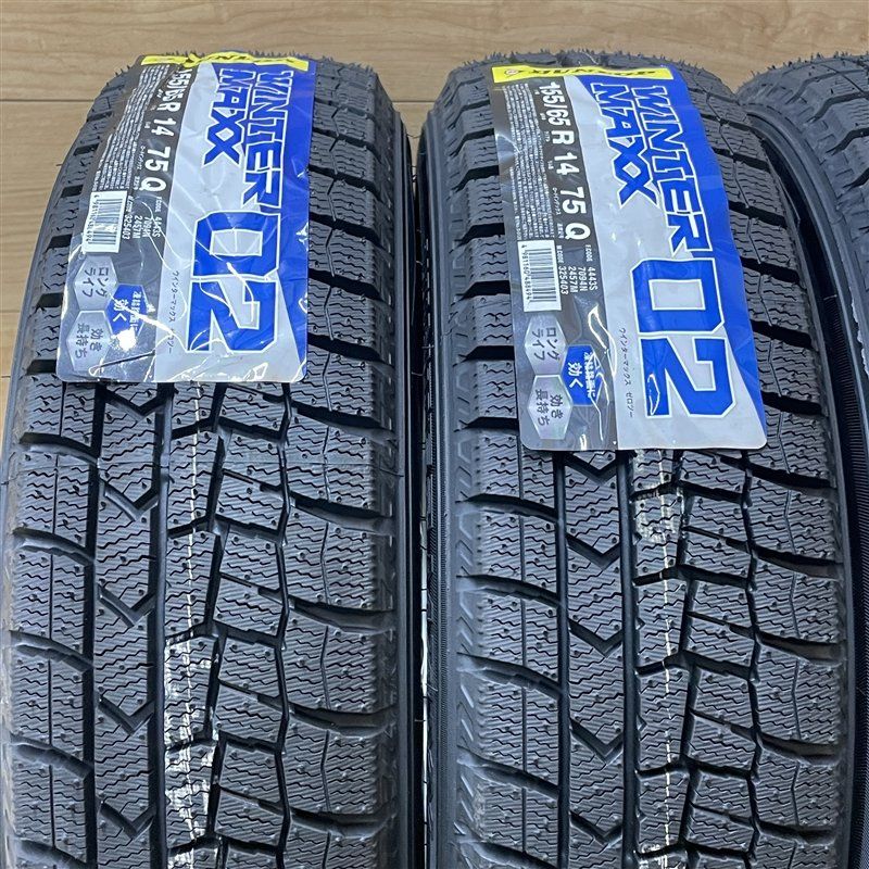 未使用 155/65R14 ダンロップ WM02 2025年製 ☆ 軽自動車 N-BOX 等