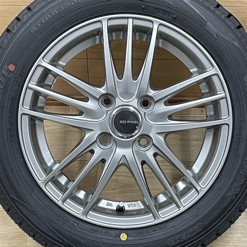 未使用 155/65R14 ダンロップ WM02 2025年製 ☆ 軽自動車 N-BOX 等