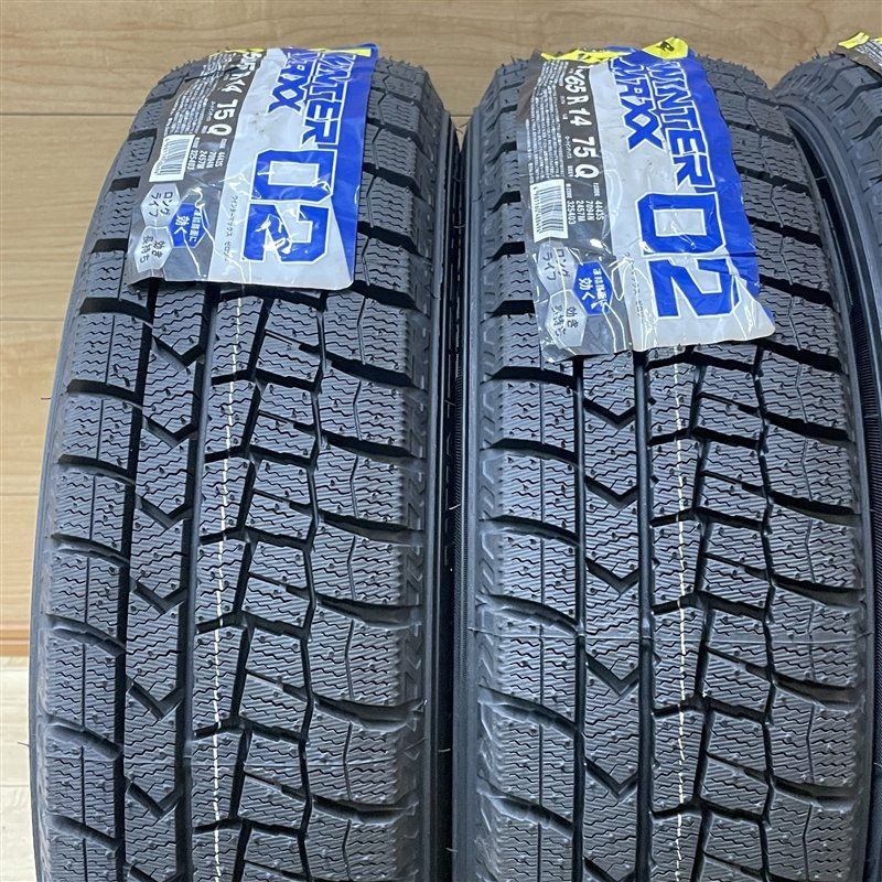 未使用 155/65R14 ダンロップ WM02 2025年製 ☆ 軽自動車 N-BOX 等