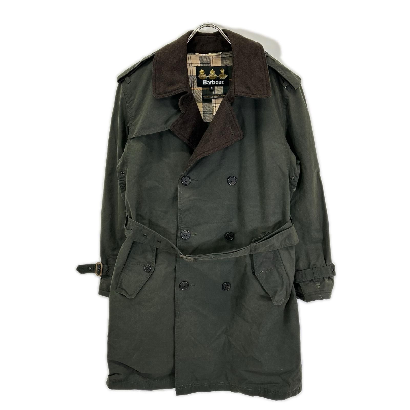 Barbour バブアー 08AW44 カーキ コットン ダブルボタン オイル