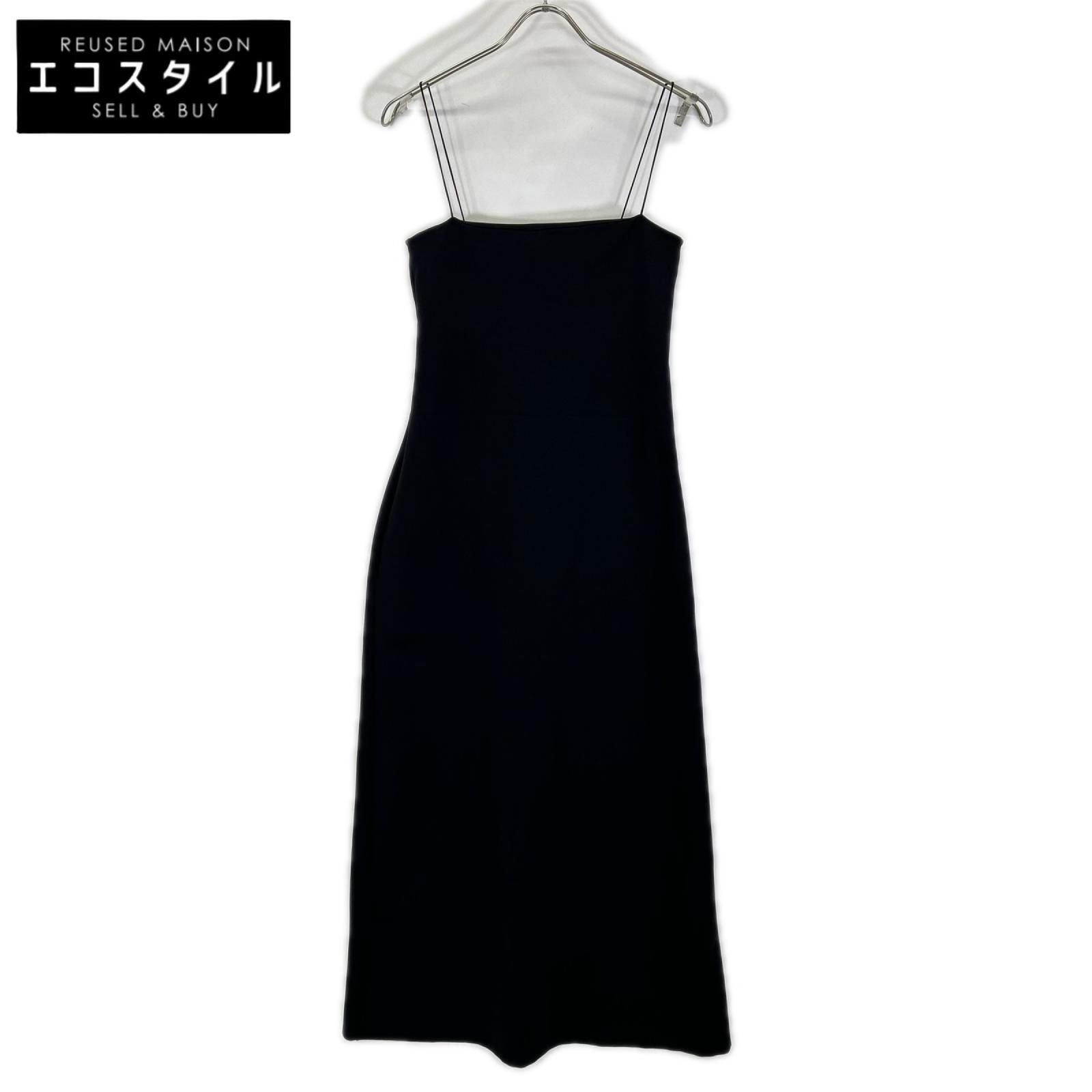 THE ROW ザ ロウ A425 ブラック スキューバ Cenoa Dress キャミソール