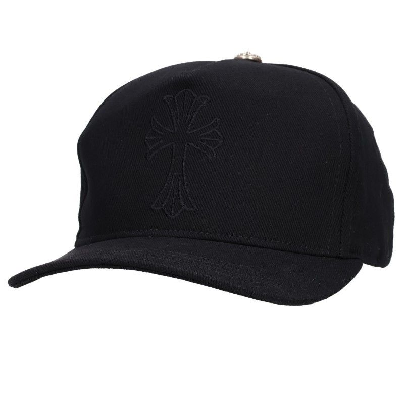 supplier黒 クロス刺繍 トラッカーキャップ クロムハーツ TRUCKER CAP/トラッカーキャップ CHクロス刺繍帽子