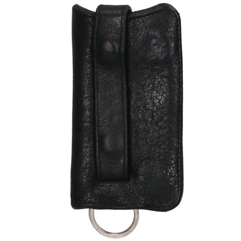 クロムハーツ KEY CASE クロスボールボタンレザーキーケース メンズ