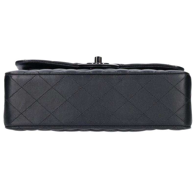 CHANEL シャネル ダブルフラップ マトラッセ 23ショルダーバッグ シャネル マトラッセ23 ソーブラック ダブルフラップチェーンレザー