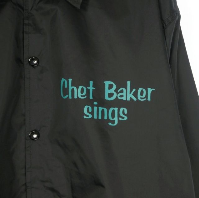 ワコマリア WACKO MARIA CHET BAKER ロゴプリント コーチジャケット