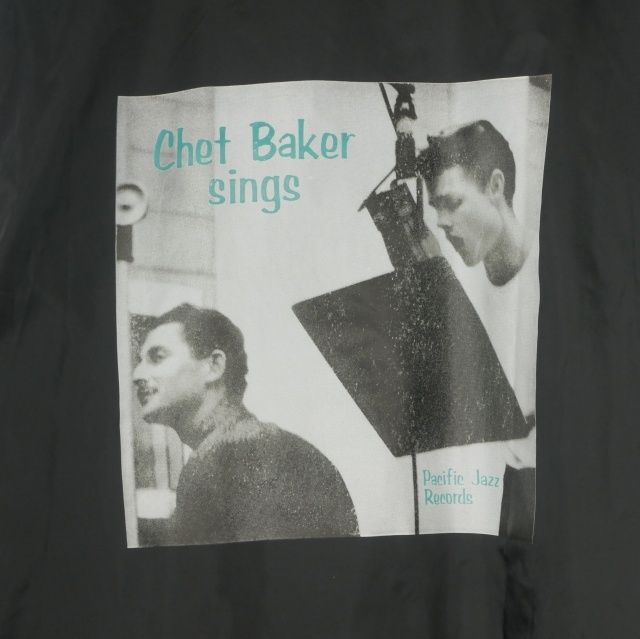 ワコマリア WACKO MARIA CHET BAKER ロゴプリント コーチジャケット